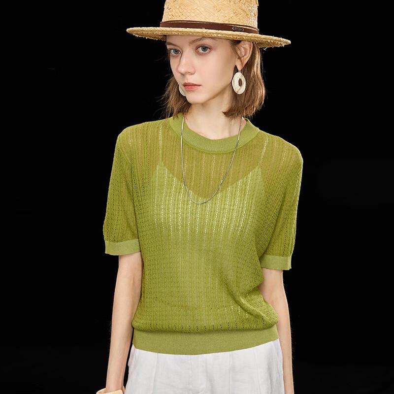 Women's Tencel Linen Blend Knitted T-shirt