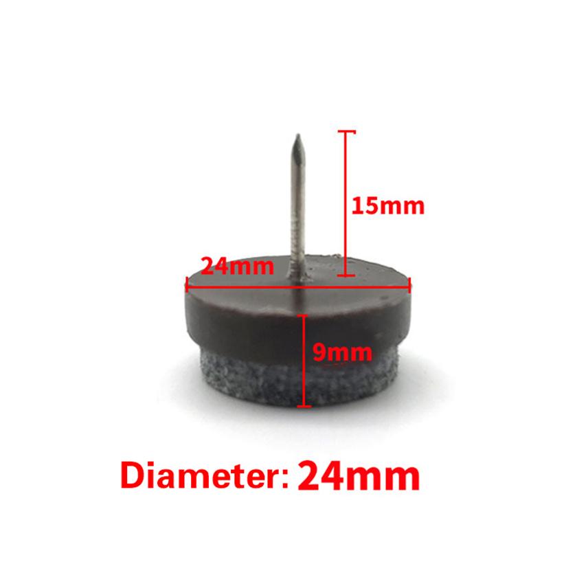 30 Pcs Felt Nails Anti Slip Foot Furniture Table Pads Legs for Furniture Wood Floor Protector Chair Stoppers Felt Glides