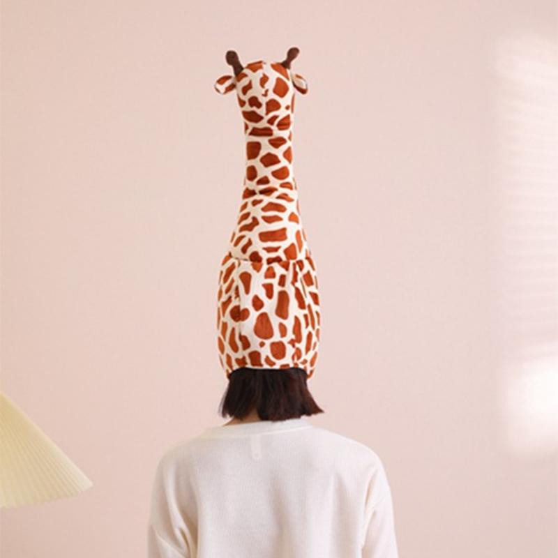 Verjaardagsfeest Viering Giraffenkostuum Hoed Cartoon Hoofddeksel Rollenspel Verkleed Hoed