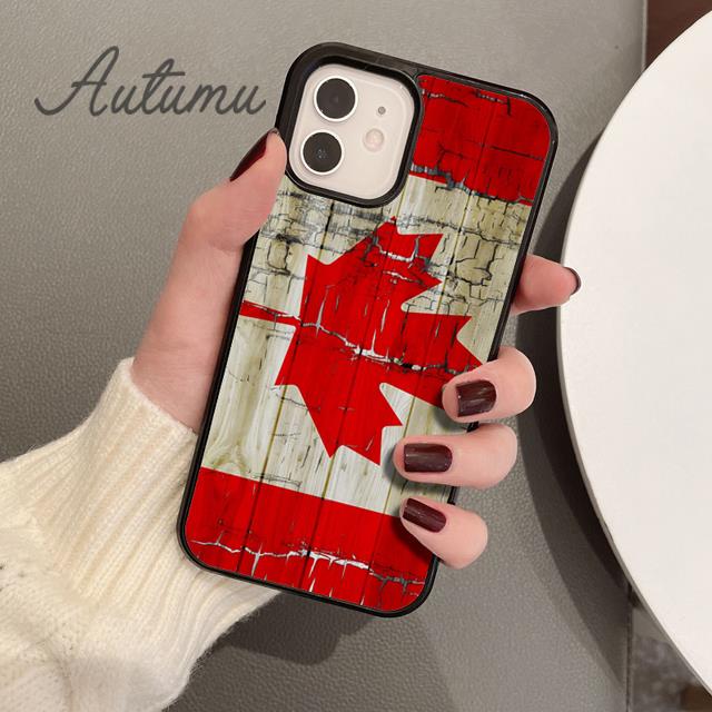 

Чехол для телефона с флагом Канады для iPhone 11 12 13 14 Pro Max mini X XR XS SE 2020 5 6S 7 8 Plus Samsung Galaxy S21 S22 Samsung S22ultra