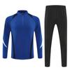Men's and Kids' Football Jersey Set: Printed Team Uniform with Hoodie and Long Sleeves for Training