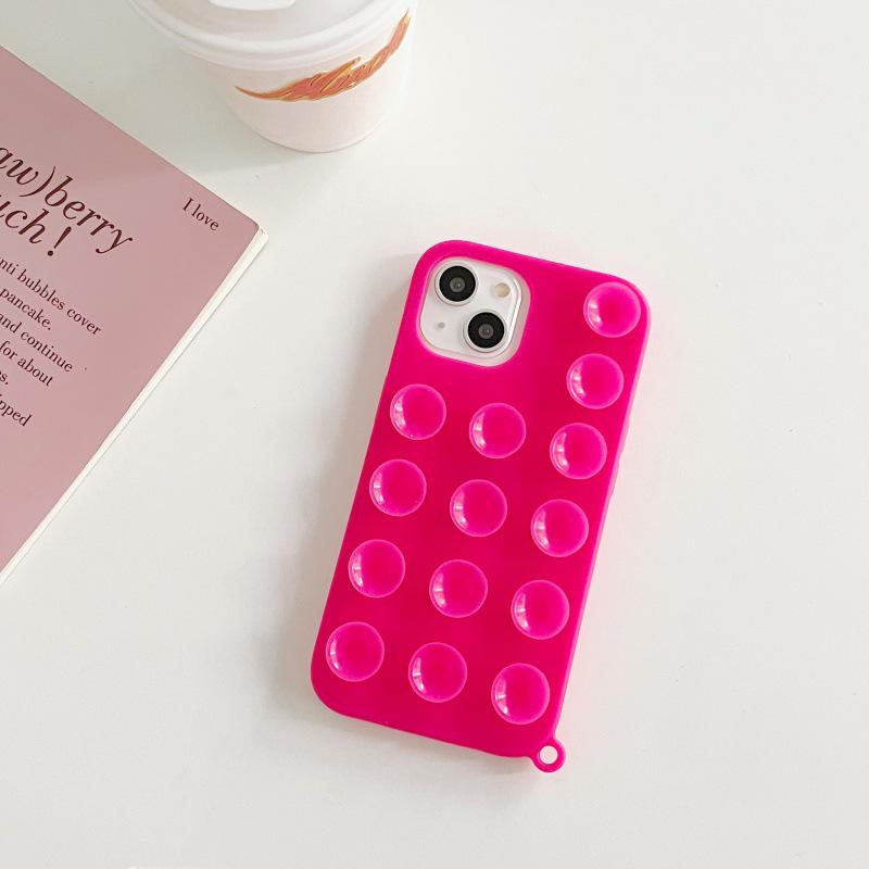 

iPhone 17 Pro Air & 16 Pro Max Silicone Suction Cup Drop-proof Case for 12, 13 & 14 Series iPhone 15/14/13 Pro