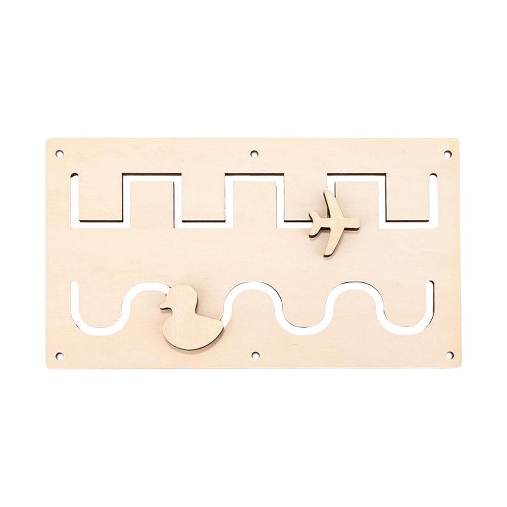 Busy Board DIY Accessories Material Basic Skill Sensory Toy Unpainted Activity for Kids Preschool