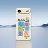 For iPhone 17 Air Case Colored Sticky Notes Pattern Printing Straight Edge TPU Phone Back Cover