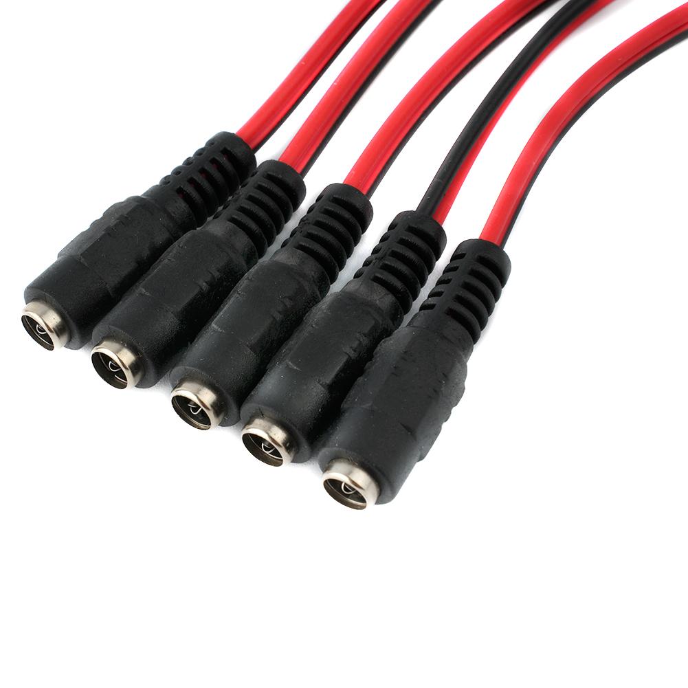 Convenient and Versatile Male Female DC Power Supply Connector Cable Pack of 10