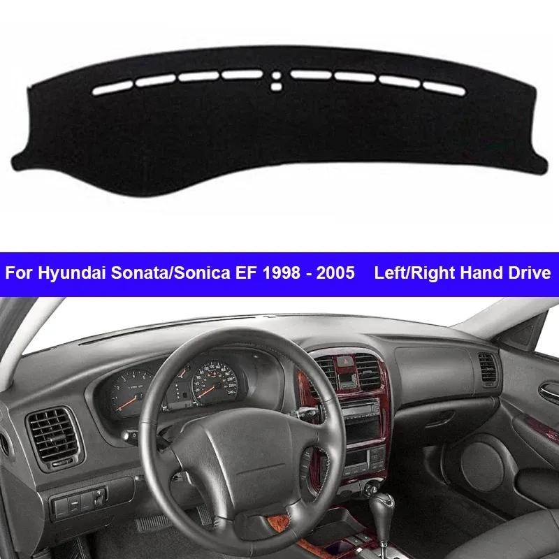 Pentru Hyun dai Sonata Sonica EF 1998-2005 LHD RHD Parasolar 2004 2003 2002 2001 2000 1999 Husă pentru bordul mașinii Covoraș de bord Carpeta Capă