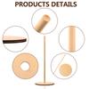 10 Pieces Wood Donut Stands Donut Holder Detachable Donut Display Stand Pretzel Tower for Wedding Birthday Party Supplies