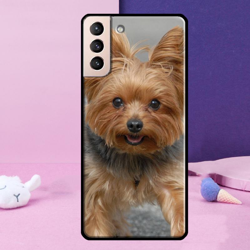 Yorkshire Terrier Dog Phone Case For Samsung Galaxy S25 Ultra S23 S20 S21 S22 S24 FE S9 S10 Plus S24 Ultra Cover