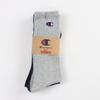 High Solid Color Half Socks, (3-Pair Set), Pile, One-Point Logo, Full-Length Socks, CMSCY002-997-M