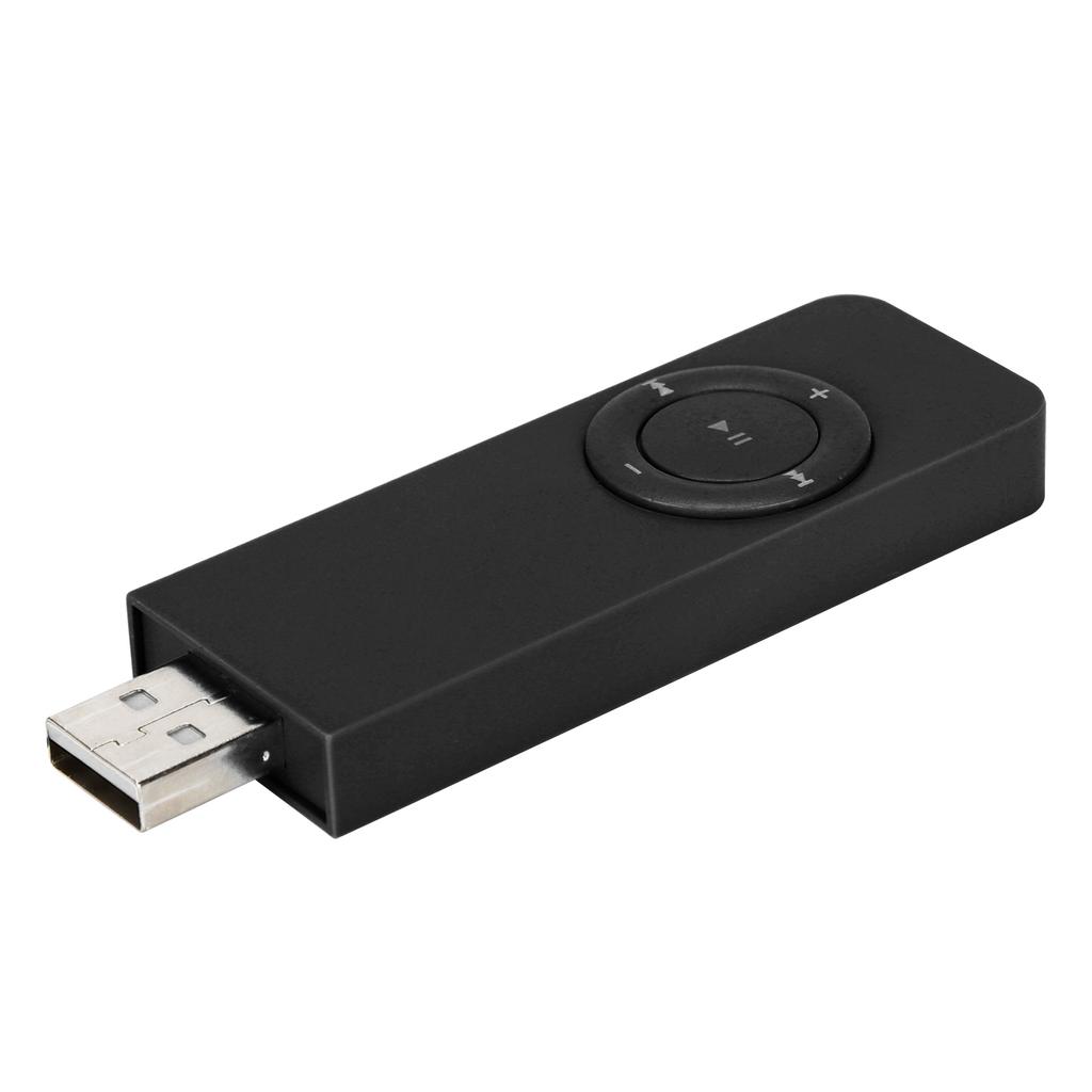 MP3 Music Player Portable Music Media MP3 Player with Lanyard for Listening To MusicBlack