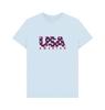 PREMIUM OFFICIAL APOH Apoh USA Stars & Stripes Graphic Blue T-Shirt