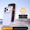 Silikonové pouzdro s efektem vlnky pro Magsafe bezdrátové nabíjení, magnetické pouzdro na telefon pro iPhone Air 17 16 15 14 Pro Max, měkké nárazuvzdorné kryt