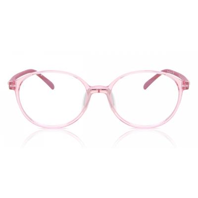 Full Rim Oval Transparent Pink Smartbuy Kids Cuddles 7013 C3 Fashion Kids Eyeglasses