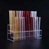 48 Holes Acrylic Pen Pencil Stand Holder Clear Stationery