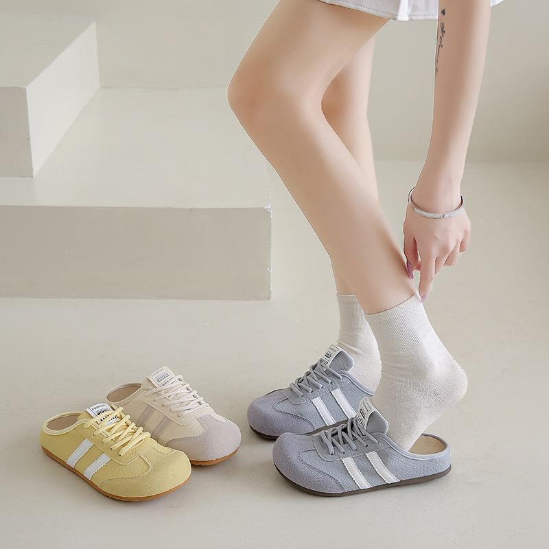 Versatile Flat Bottom Ugly Cute Big Head Women's Shoes New Summer Retro Sneakers Women