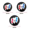 4pcs 56mm 60mm 65mm Car Wheel Center Hub Cap Rim Cover Stickers For Buick GL8 Park Avenue Encore LaCrosse Regal Excelle GT XT