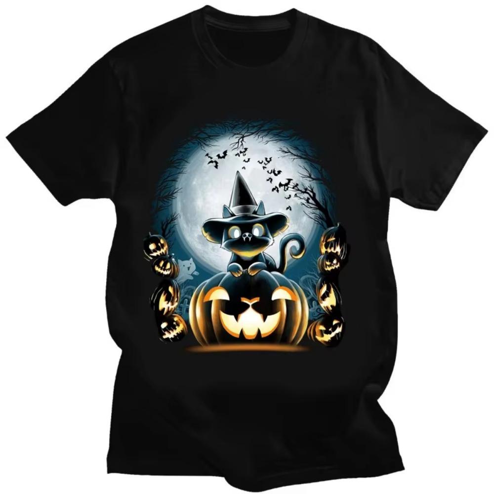 Happy Halloween T Shirt  Funny Creative Halloween Gift Pumpkin ManT-shirts Streetwear Unisex Women Men Clothing Tees Tops