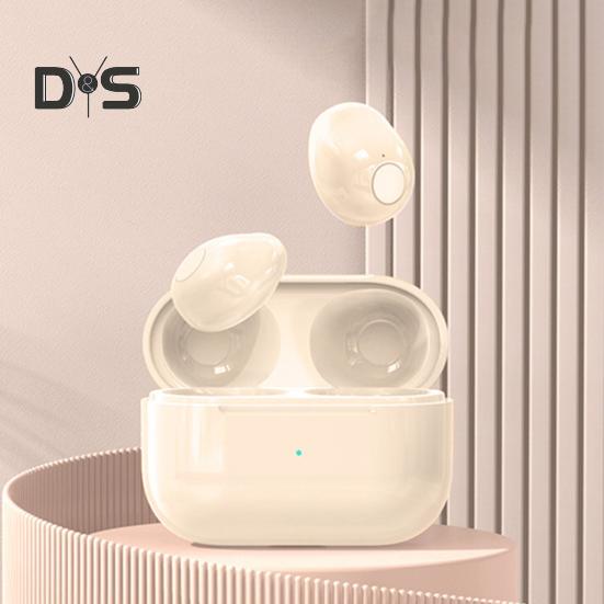 Mini Size Wireless Earphone Noise Reduction Ergonomic Design Ultralight Easy Connect Bluetooth-compatible In-ear Earbuds