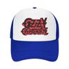 Custom Ozzy Osbourne Metal Hard Rock Print Mesh Baseball Cap Unisex Breathable Sun Hats Outdoor Sports Adjustable Snapback Hat