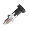 Perno di indicizzazione a molla retrattile autobloccante M10/M12/M16/M20, perno di posizionamento, perno con pomello in plastica con dado