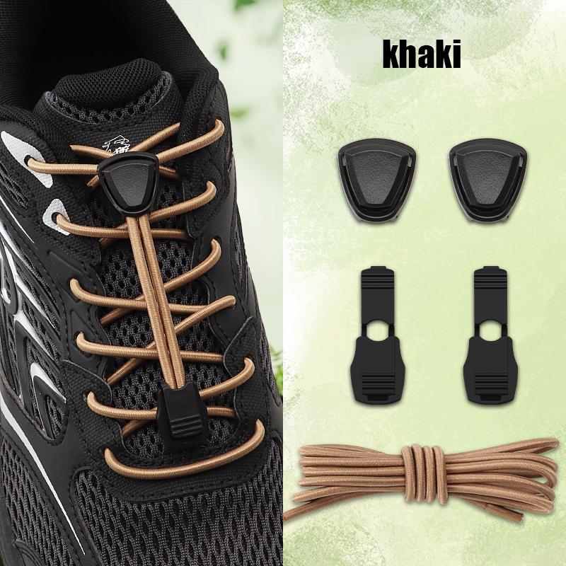 1 Pair Stopper for Elastic Rope Fastener for Kids Adult Triangle Plastic Cord Lock No Tie Shoelaces Buckle Lazy Sneaker Laces