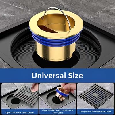 All-copper Floor Drain Core Floor Shower Drain Stopper Insectproof Anti-odor Deodorization Toilet Kitchen Bathroom Toilet Sewer