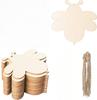 10pcs Honeybee Wooden Bee Shape Wood with Twines Art Unfinished Ornaments for Christmas Wedding Birthday Party Thanksgiving Day