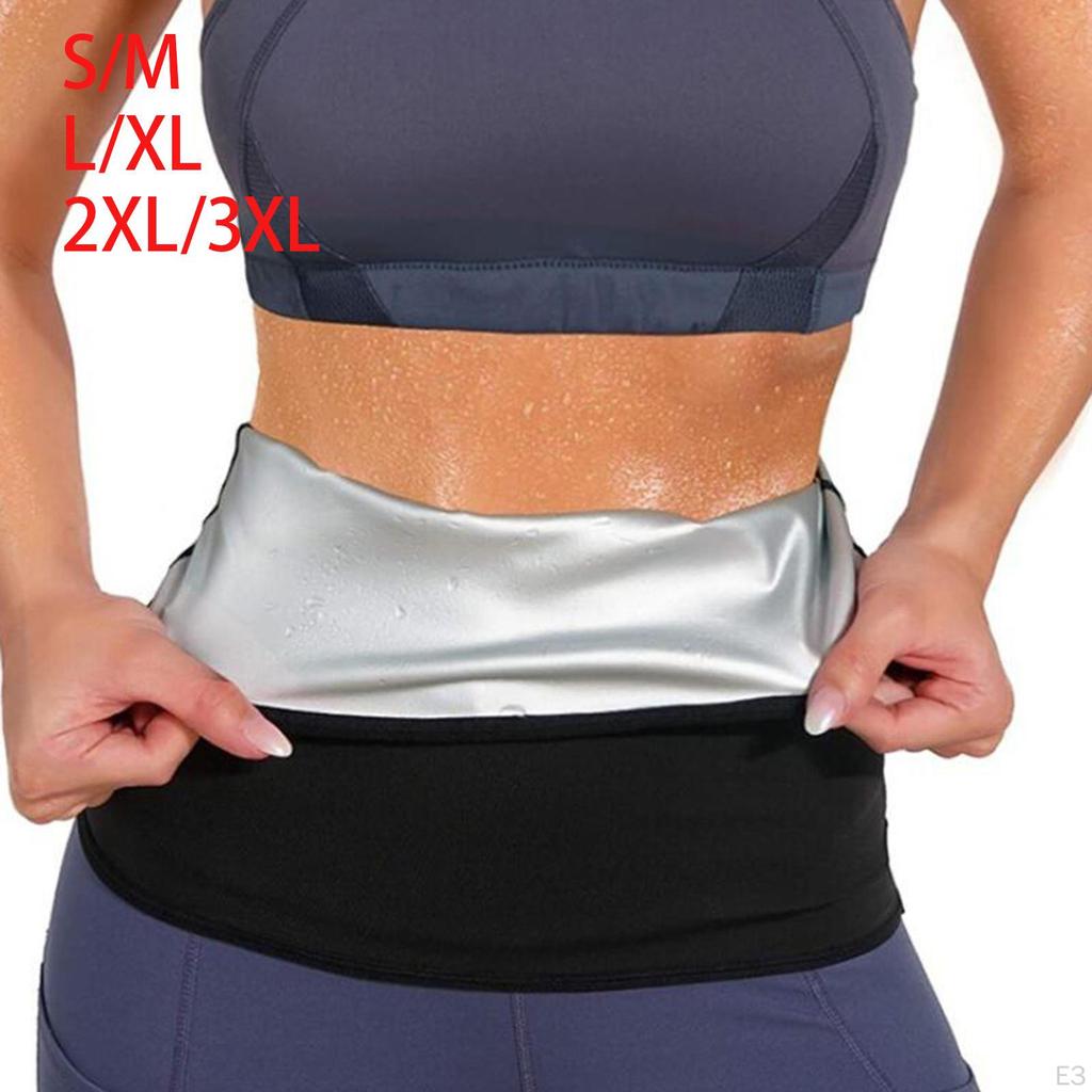 Sweat Waist Trimmer Sauna Belt Sweatband Women Men Wrap Abdominal Trainer Cincher