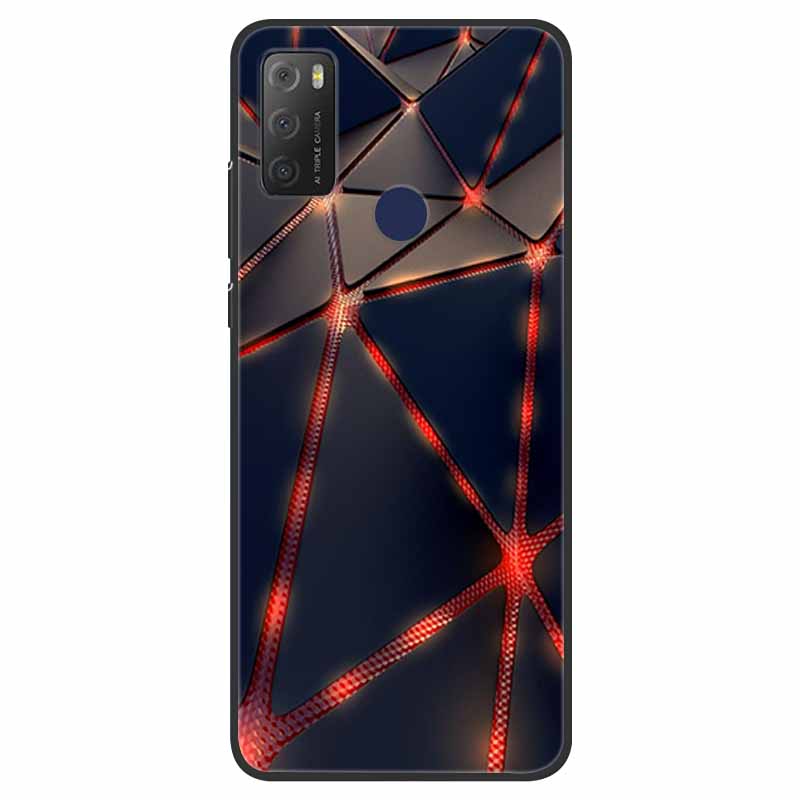 For TCL 20Y Case Shockproof Silicone Soft Phone Back Cover For TCL 20E 6125F Case TPU Bumper Coque For TCL20Y TCL20E 20 Y Funda