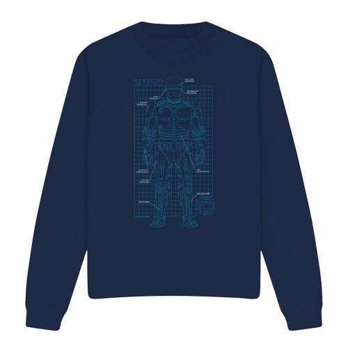 Robocop Unisex Adult Schematic Sweatshirt