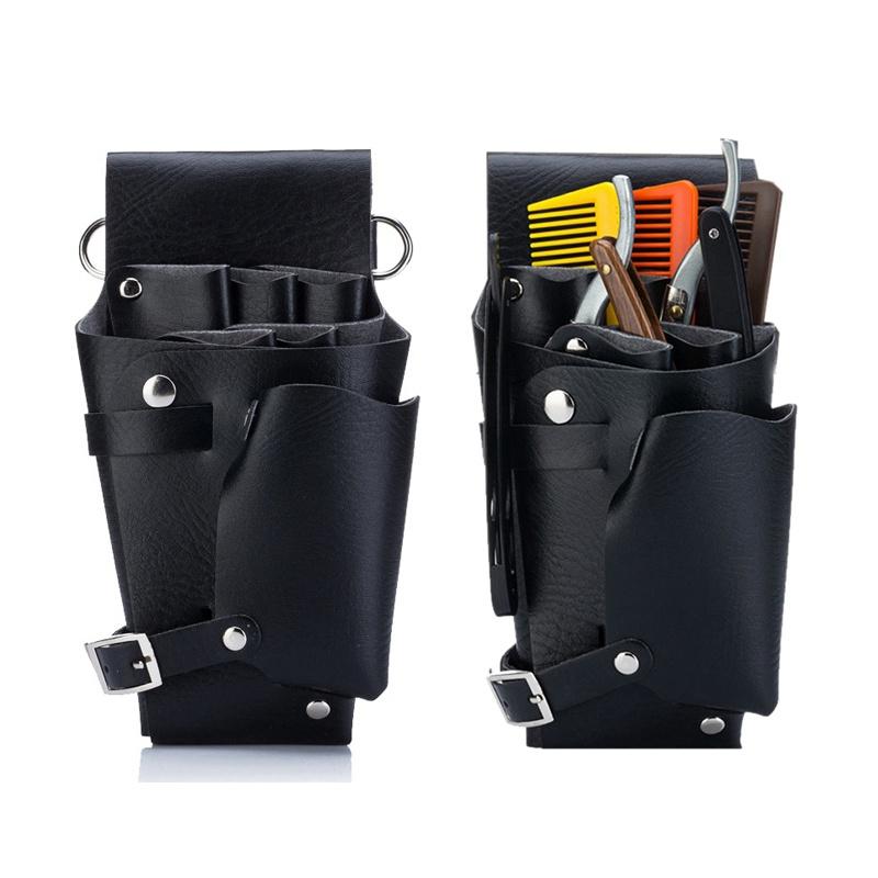 

Многофункциональная сумка для хранения парикмахерских инструментов, заколка для волос, расческа, ножницы, поясная сумка, парикмахерская, парикмахерская, поясная сумка, принадлежности чёрный