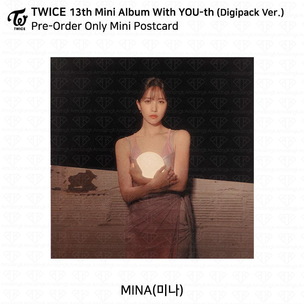 Twice 13th Mini Album With YOU-th Youth Photocard Poster Film Sticker Mina KPOP K-POP