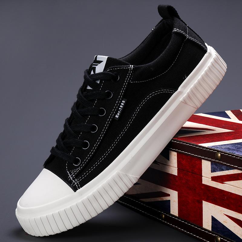 New Spring Mens Shoes Korean Style Versatile Fashion Mens Canvas Shoes Comfortable Breathable Retro Niche Casual Shoes