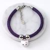 Handmade pet hand-woven lucky cat collar cartoon bell jewelry neck ring hand-woven