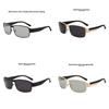 Mens Vintage Square Sunglasses With Polarized Tac Lenses Uv400 For Outdoor Driving And Fashion