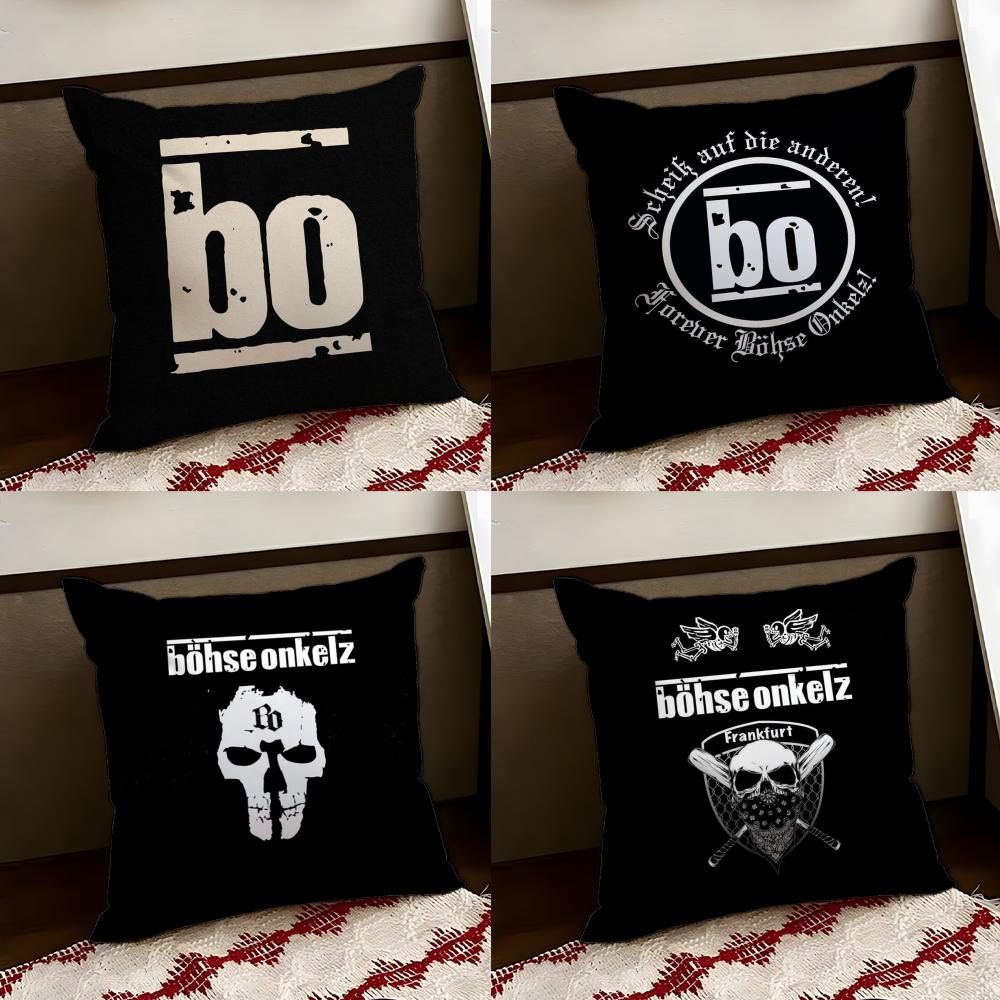BBohse OOnkelz Cushion Cover Reversible Soft Durable Pillow Cover Home Car MultiScene Use for Daily Comfort