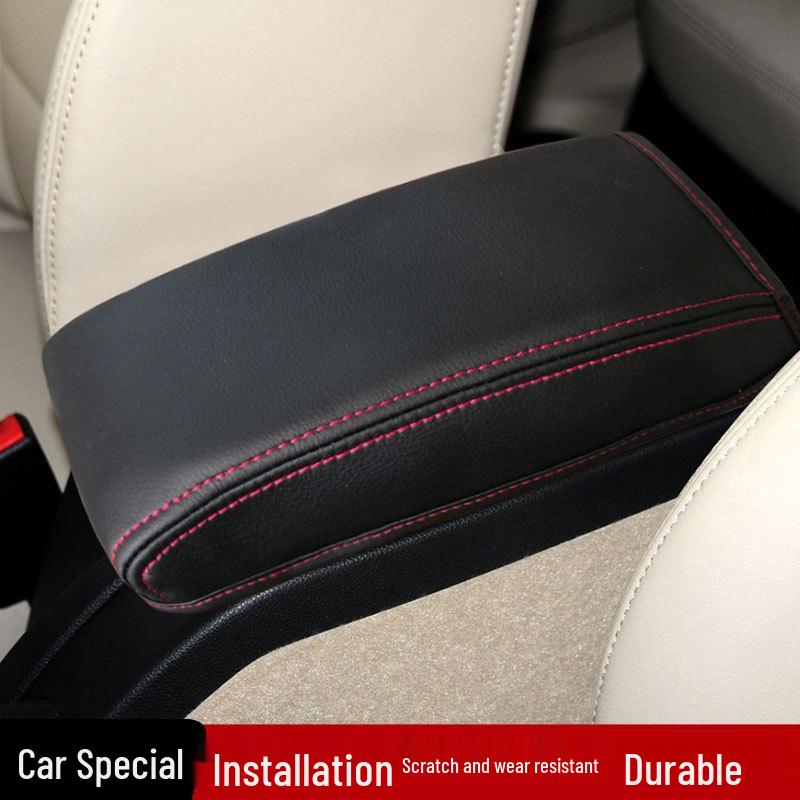 Skoda Octavia 07-14 Leder Mittelkonsolen Armlehnenabdeckung