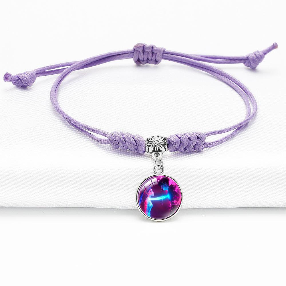 Simple Stylish Woven Bracelet Rumi Zoey Mira Diamond Knot Jewelry Adjustable Pendant Bracelet