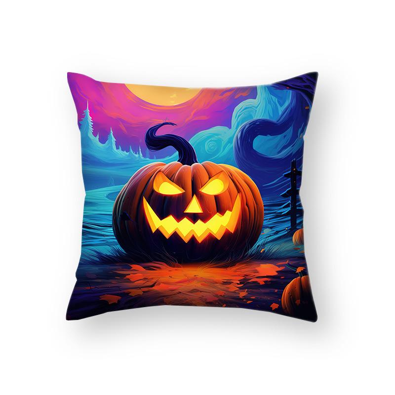 Neue Kürbis Halloween Dekoration Cartoon Kissenbezug Feiertag Wohnzimmer Sofa Schlafzimmer Bettseite Rückenkissen