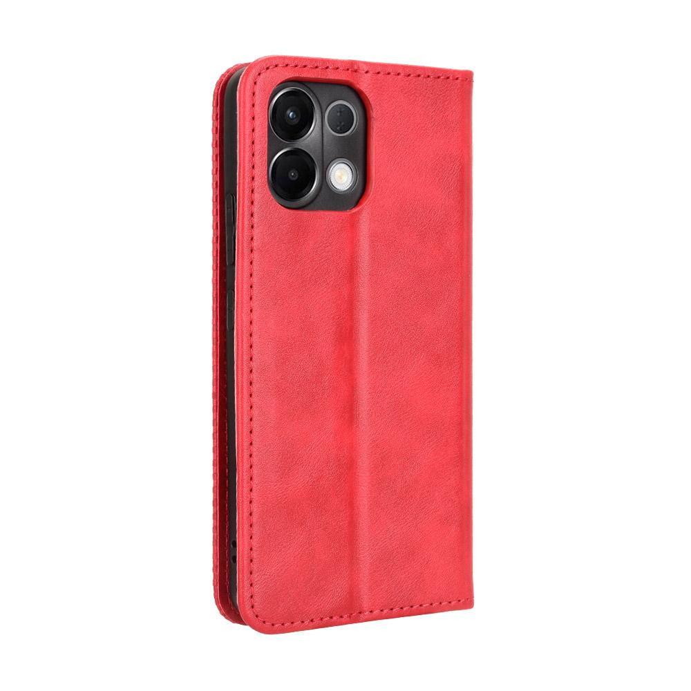 For Oppo K13 5G Leather Case Wallet Stand Retro Texture Phone Cover
