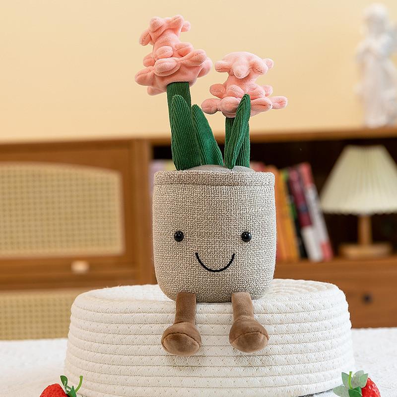 Tulip Plush Doll With Ultrasoft Short Plush For Gift Kids Dorm Room Decor