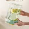 Cold Kettle Summer Flower Teapot with Faucet Refrigerator Cold Kettle Large Capacity Ice Kettle Beverage Bucket Outdoor