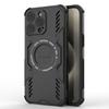 Hard Magnetic Phone Case For iPhone 15 16 Pro Max 16E Samsung Galaxy S25 Ultra A06 A16 A26 Dual-Layer Heavy Duty TPU+PC Shockproof Cover For Redmi