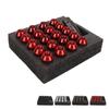 22PCS Tapered Lug Nuts with Nut Sleeve Key Alloy Steel  Forged Lock Nut Replacement for TOY
