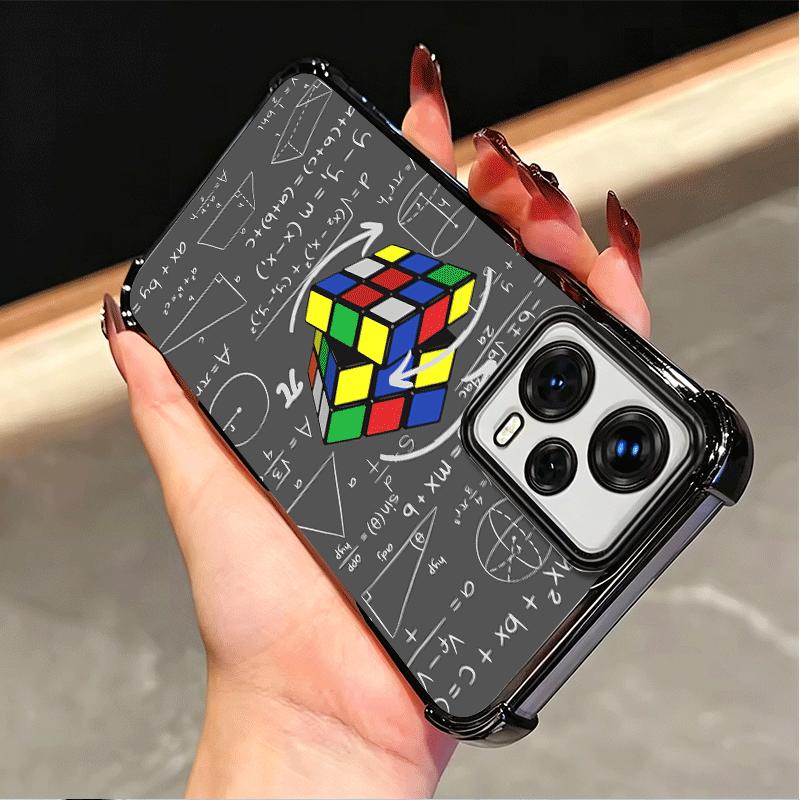 Rubik Cube Formula Spoofs Math Soft Phone Case For Xiaomi Poco X7 X8 Pro Max X6 X5 X3 F8 Ultra F7 M8 M7 M5S Redmi 15C 15A 15 14C