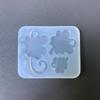 Silicone Mold Clovers Accessories Molds Practical Epoxy Resin Keychain Pendant Ornaments Mould Jewelry Making Supplies