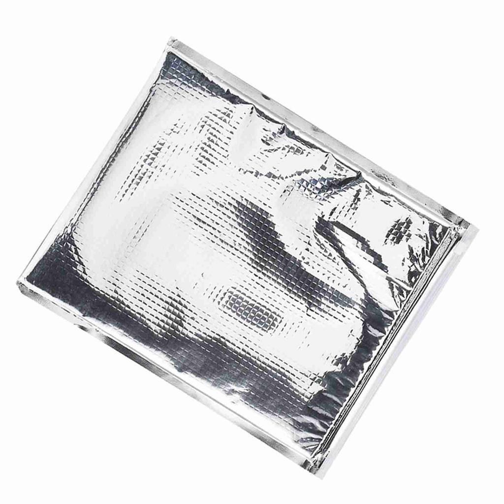 5 stücke set Aluminium Folie Isolierte Lebensmittel Lagerung Tasche Thermische Kühler Silber (30 * 35cm)