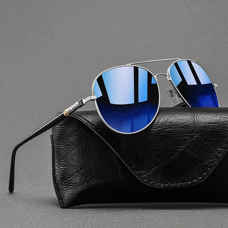 Fashion Aviator Polarized Sunglasses For Men Women Pilot Driving Fishing Metal Sun Glasses Luxury Brand Designer Eyewear UV400