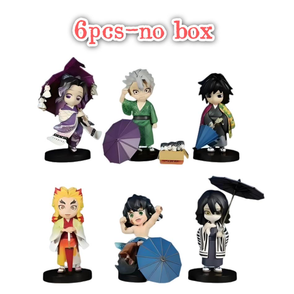 Demon Slayer Tanjiro Kamado Nezuko anime cartoon figure blind box creative statue model ornament surprise gift box