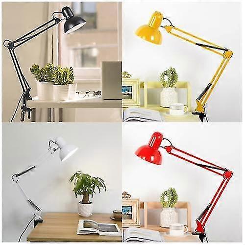 LED Eye Protection Table Lamp Long Arm Folding Clip Lamp Learning Nail Art Light Tw